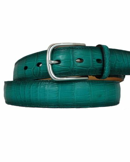Cintura di alligatore Smeraldo