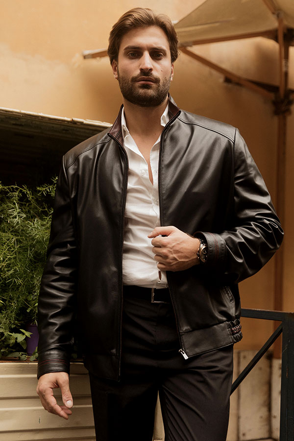 Carlos leather jacket