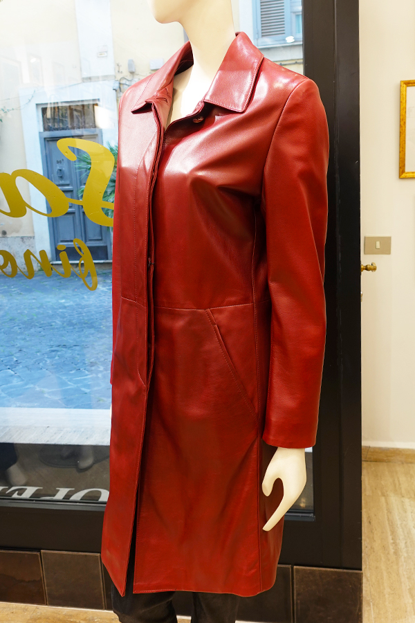 Leslee leather coat prof