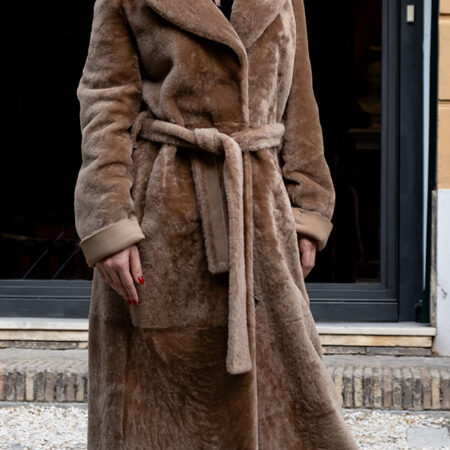 Monia shearling coat