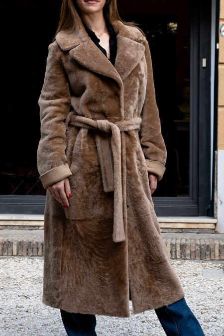 Monia shearling coat
