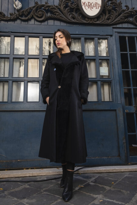 Melanie wool coat